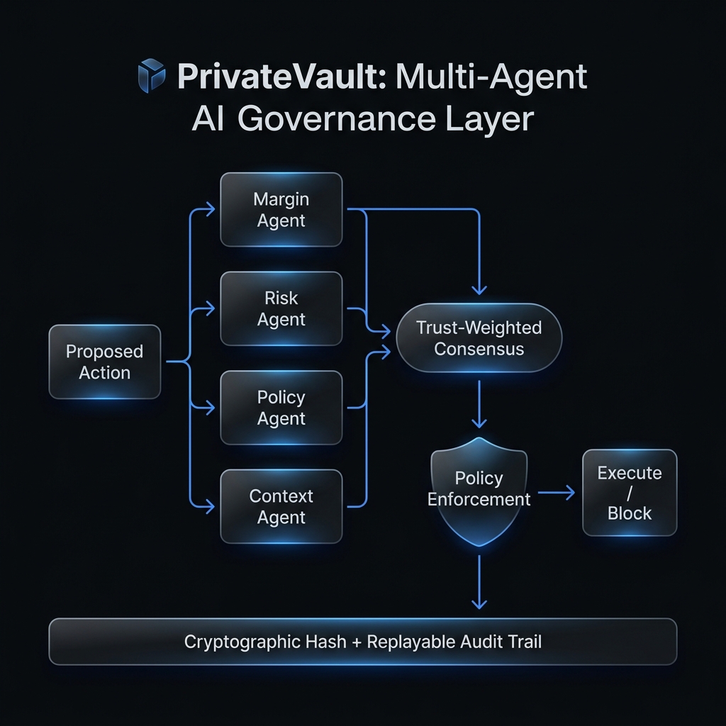 PrivateVault Architecture (Dark)